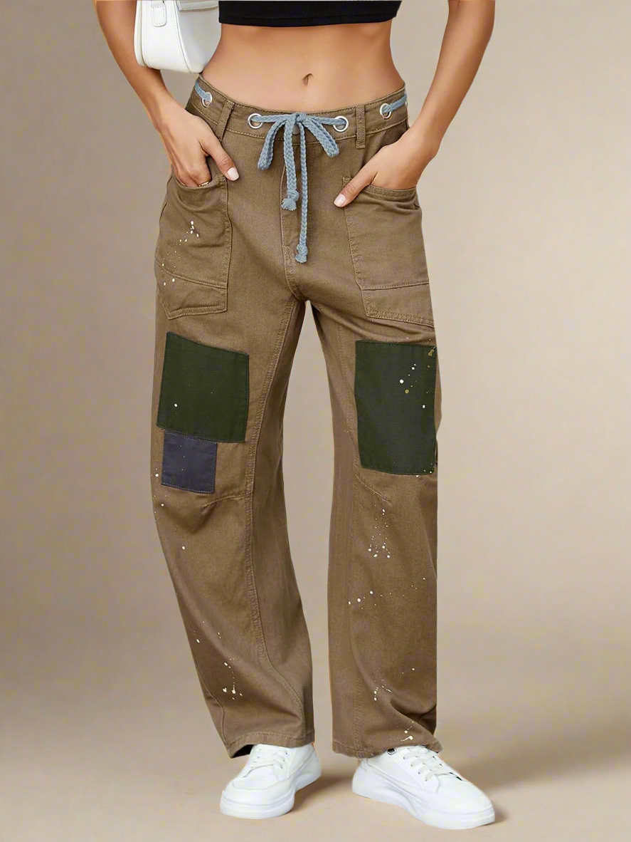 Elodie Artisan Drawstring Jeans