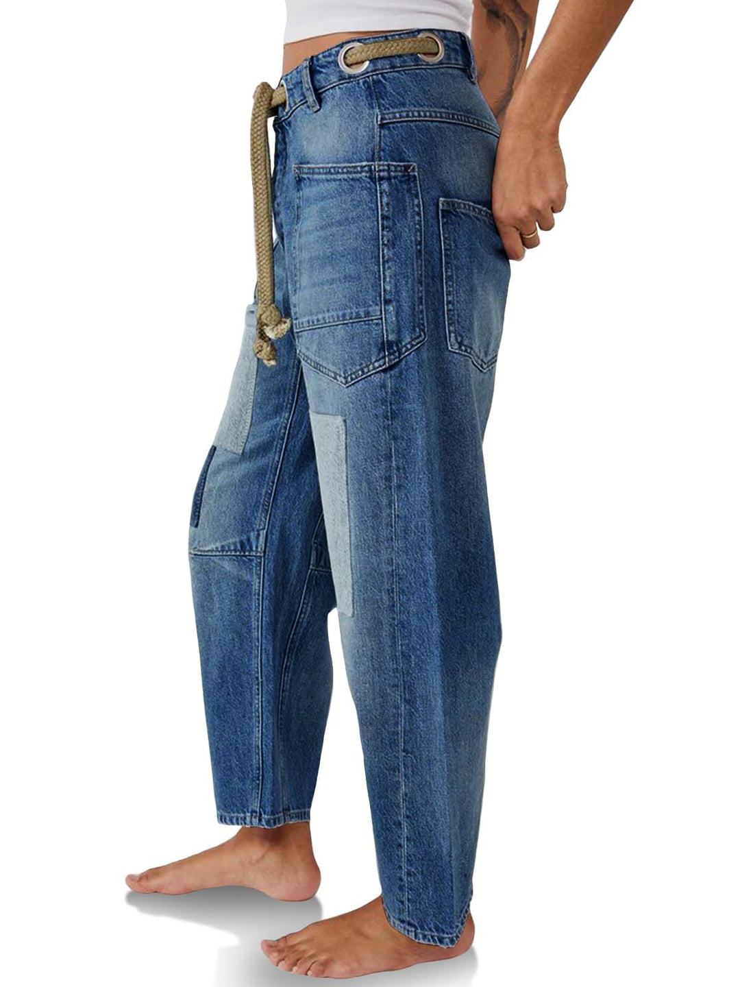 Elodie Artisan Drawstring Jeans