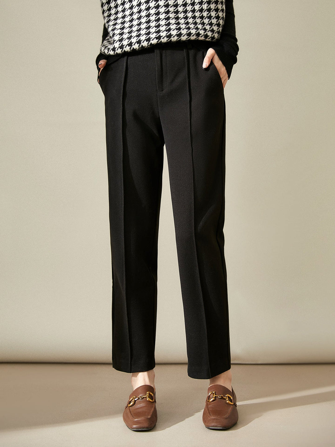 Elira Tapered Wool Trousers