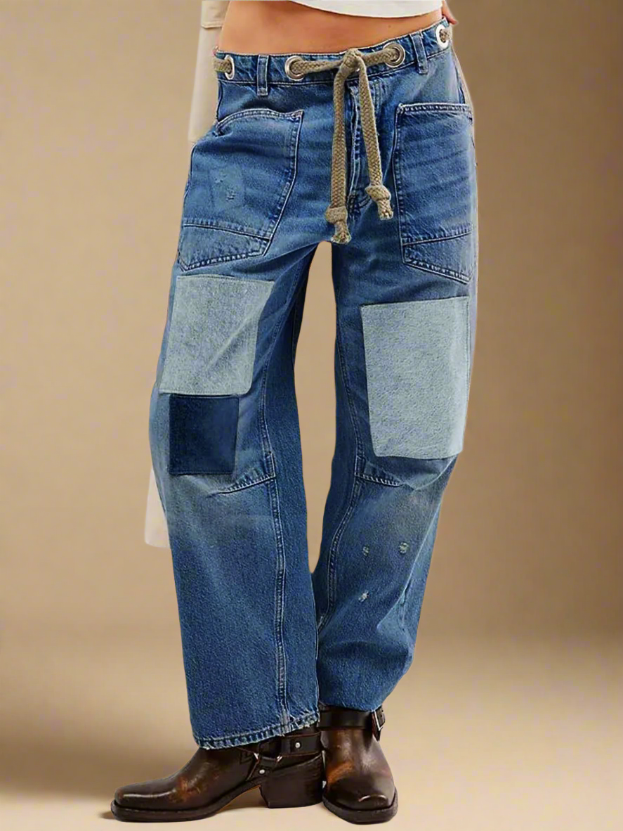 Elodie Artisan Drawstring Jeans