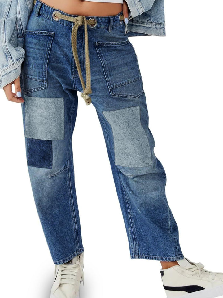 Elodie Artisan Drawstring Jeans