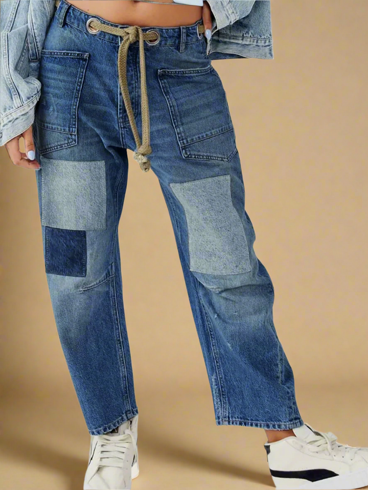 Elodie Artisan Drawstring Jeans
