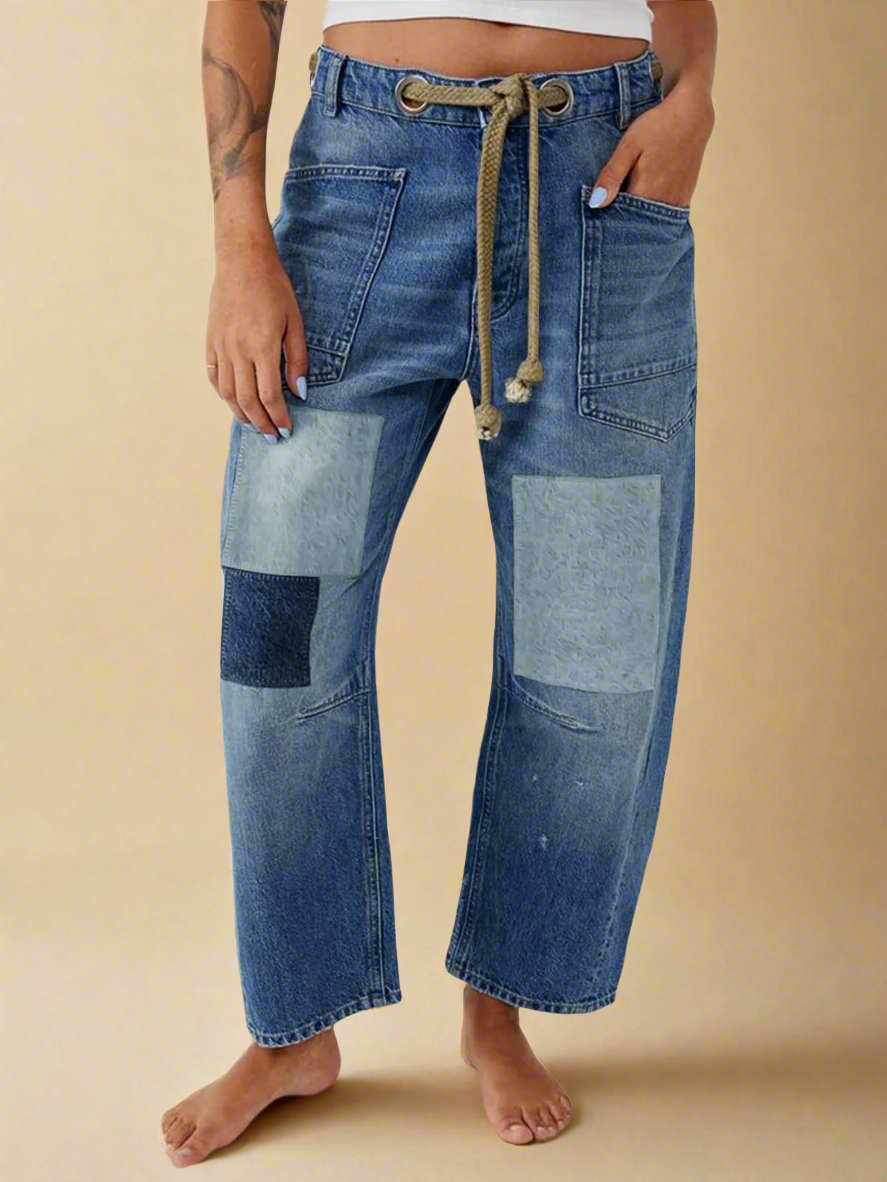 Elodie Artisan Drawstring Jeans