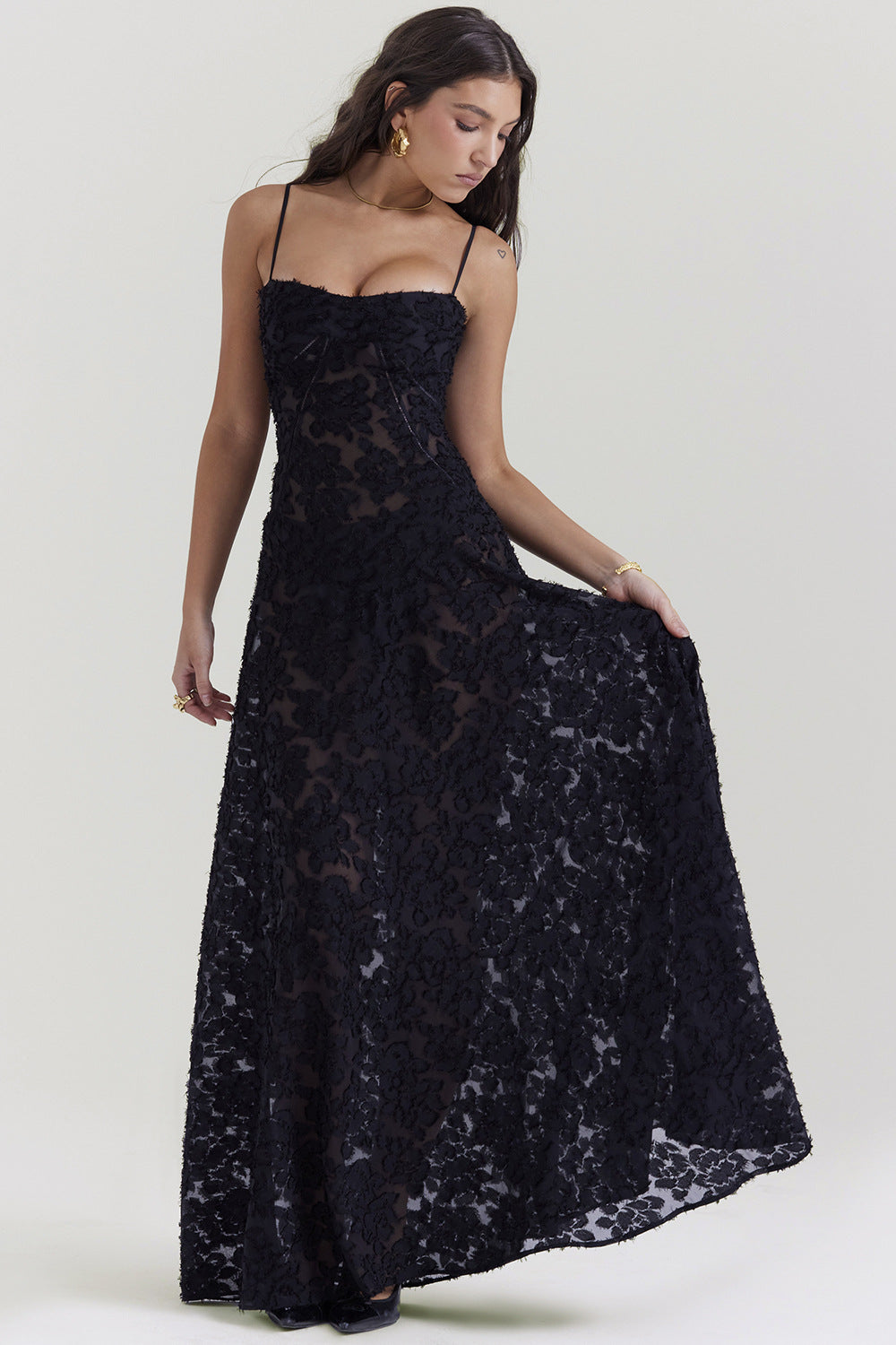 Ariana Elegant Slim Fit Maxi Dress