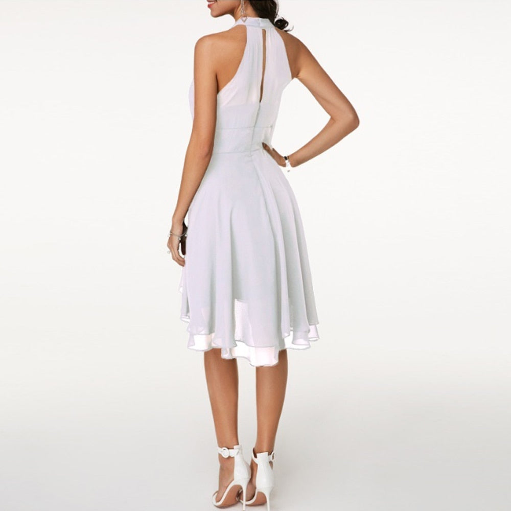 Liora Ruffle Detail Mini Dress