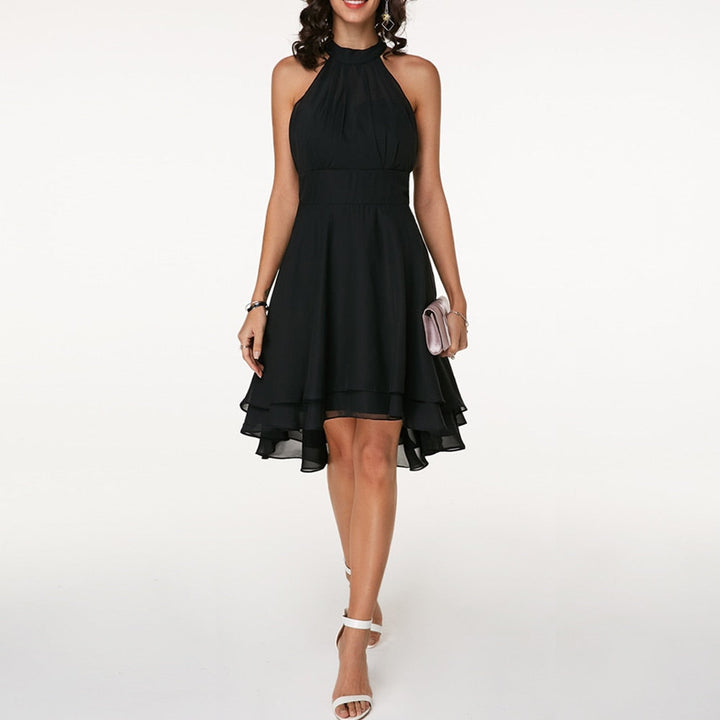 Liora Ruffle Detail Mini Dress