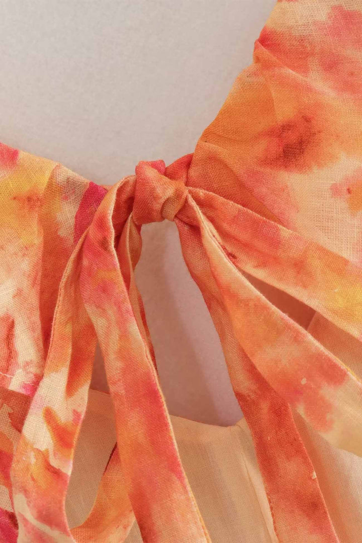 Amara Ruffle Strap Summer Maxi Dress