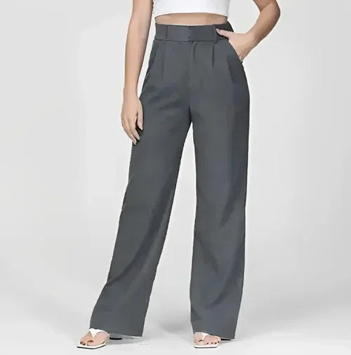 Alessia Tailored Wide-Leg Trousers
