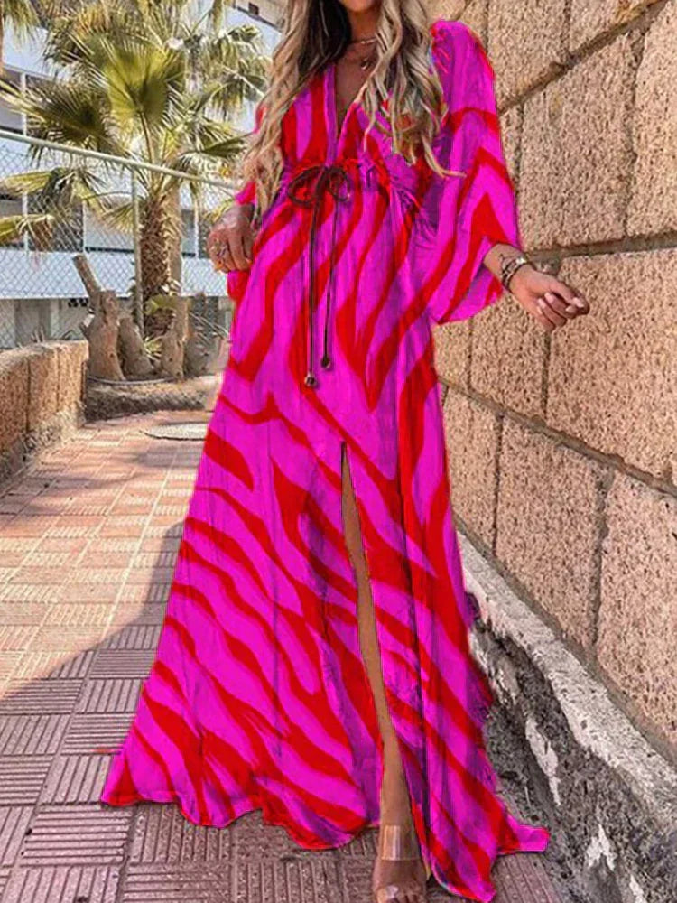 Marilyn Graphic Print Maxi Dress