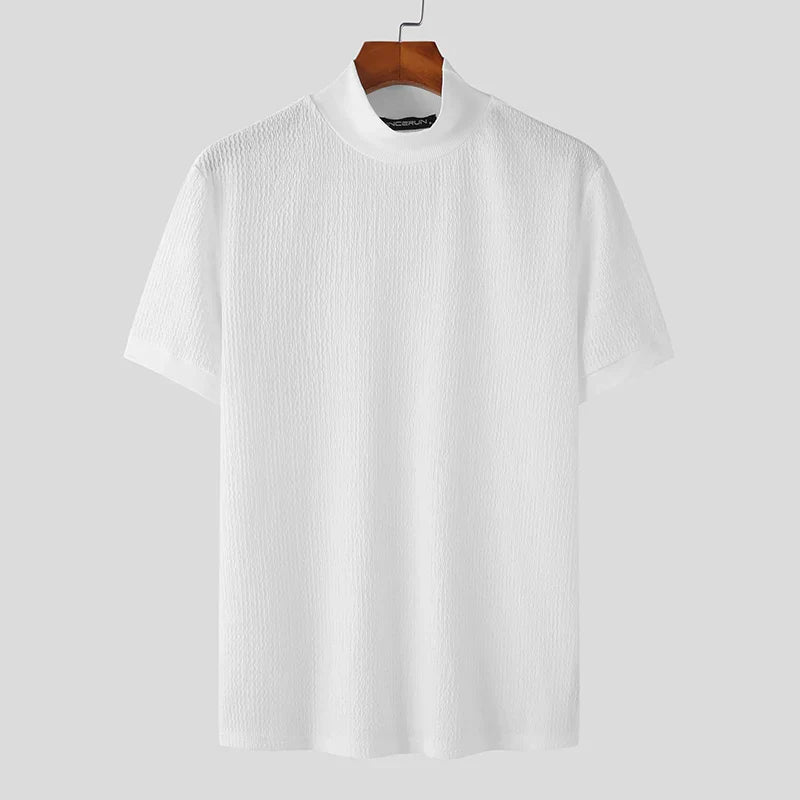 Renzo Textured Crew Neck T-Shirt