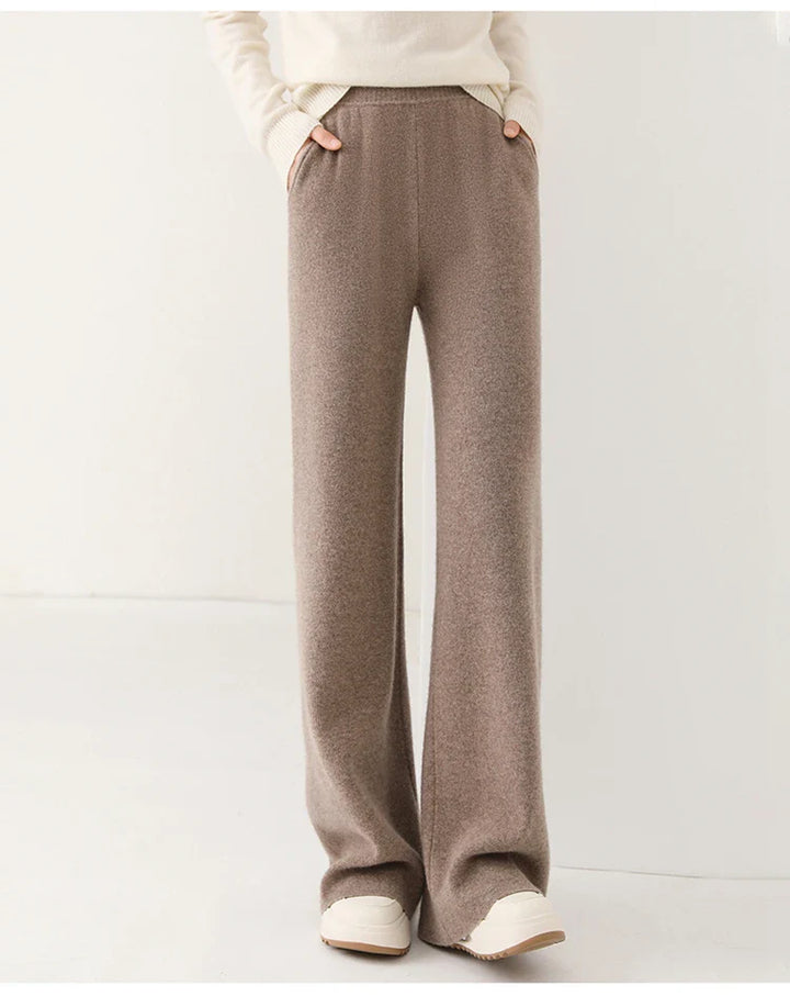 Mireya Merino Wide-Leg Lounge Pants