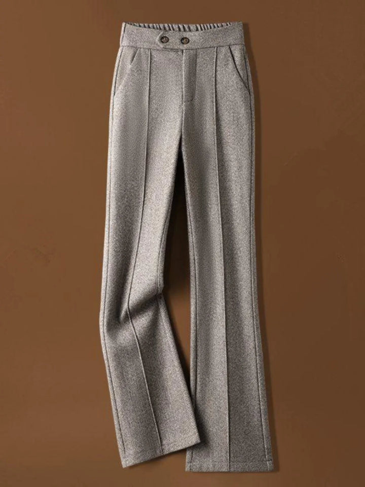 Mirelle Wool-Blend Flare Trousers