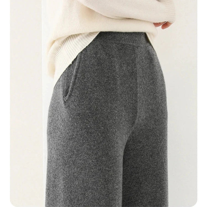 Mireya Merino Wide-Leg Lounge Pants