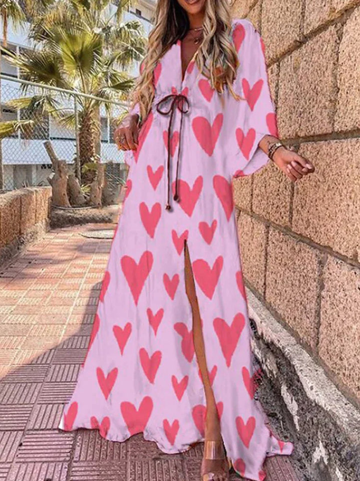 Marilyn Graphic Print Maxi Dress