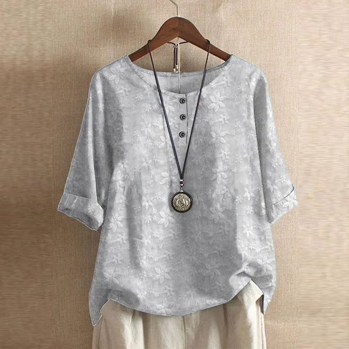Anya Retro Floral Blouse