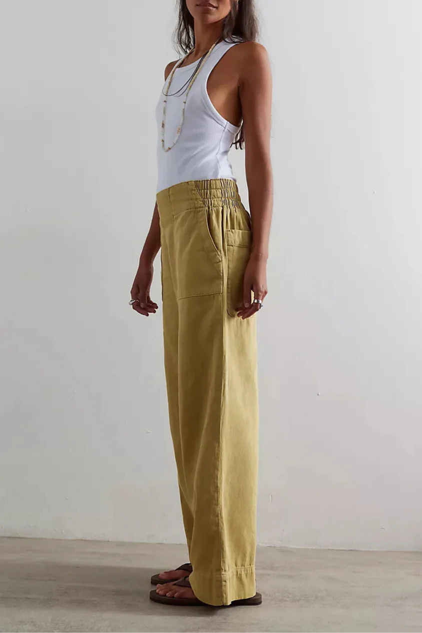 Solène Wide-Leg Denim Jeans