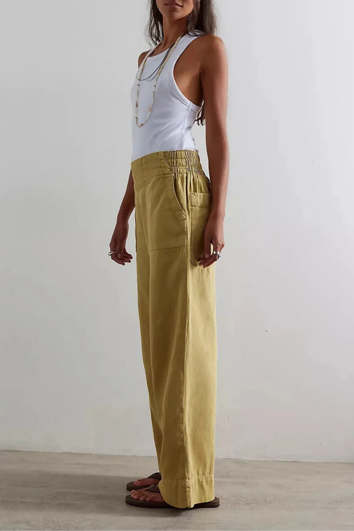 Solène Wide-Leg Denim Jeans