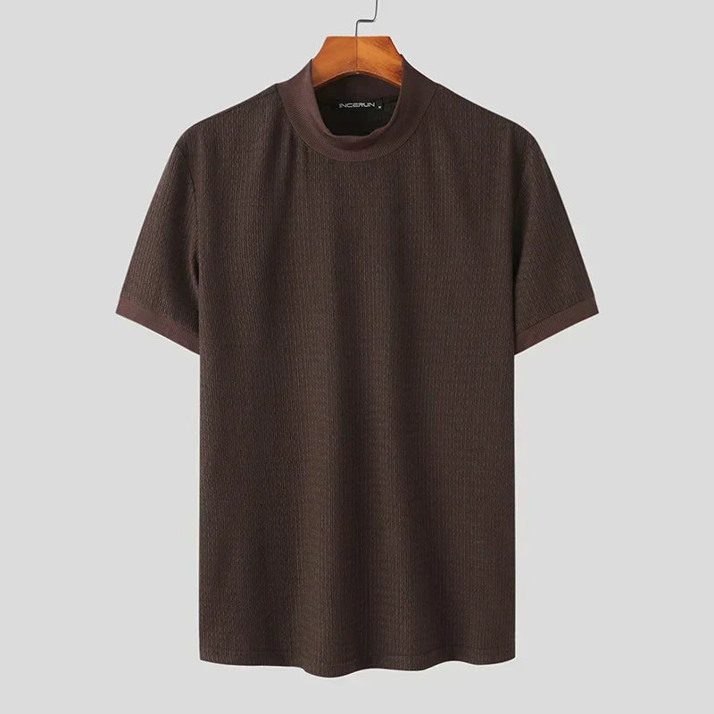 Renzo Textured Crew Neck T-Shirt