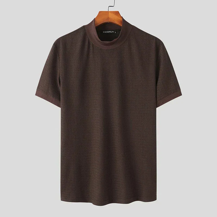 Renzo Textured Crew Neck T-Shirt