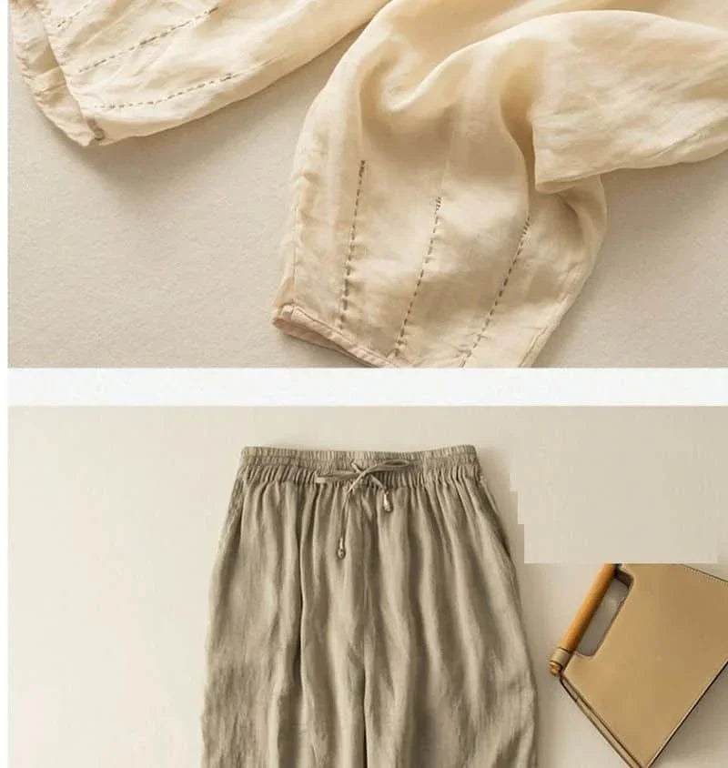 Liora Linen Lounge Pants