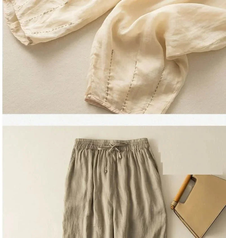 Liora Linen Lounge Pants