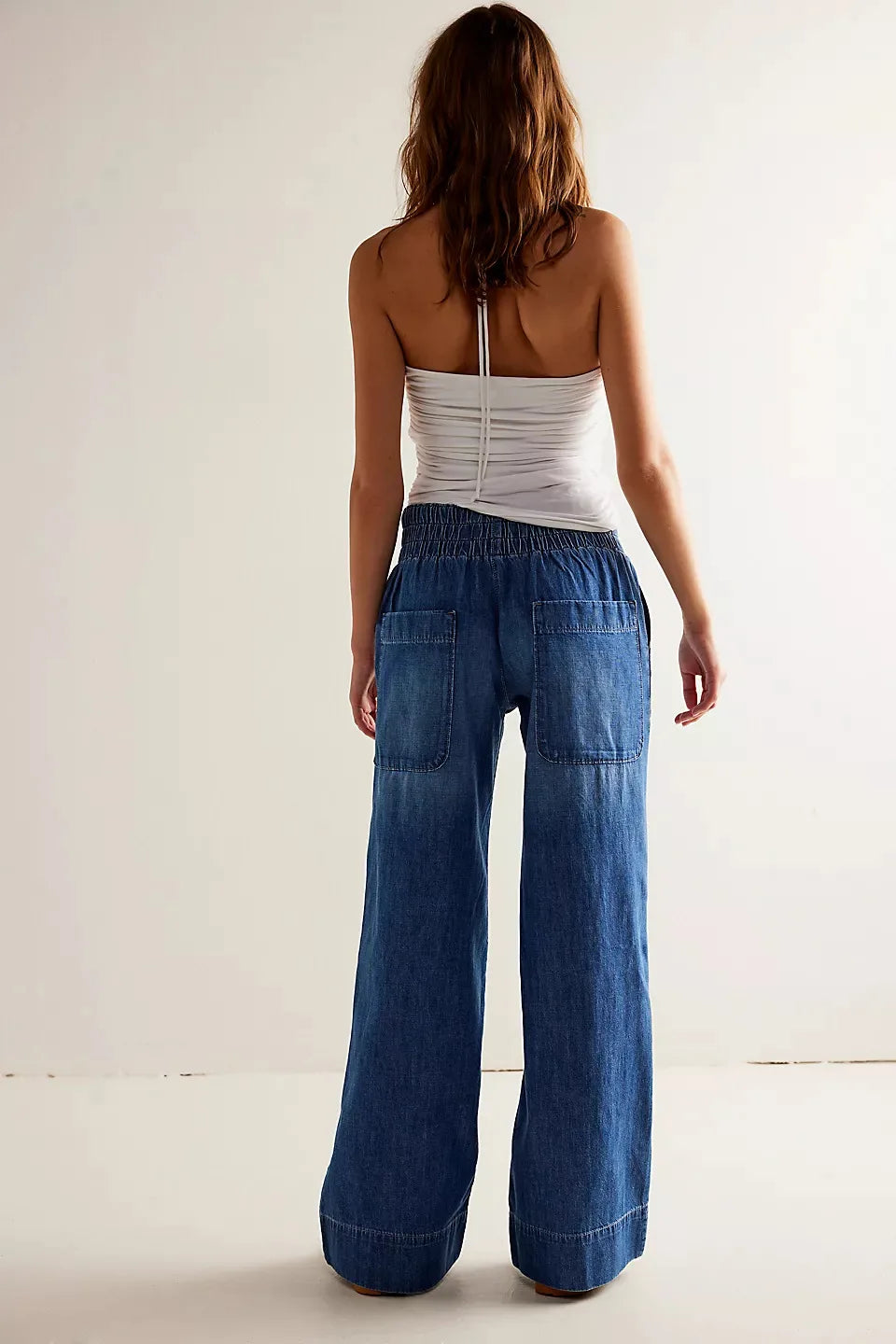Solène Wide-Leg Denim Jeans