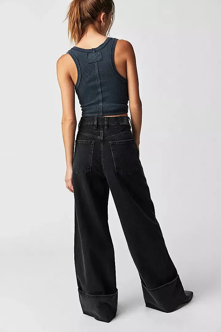 Sienna Vintage Straight-Leg Denim Jeans