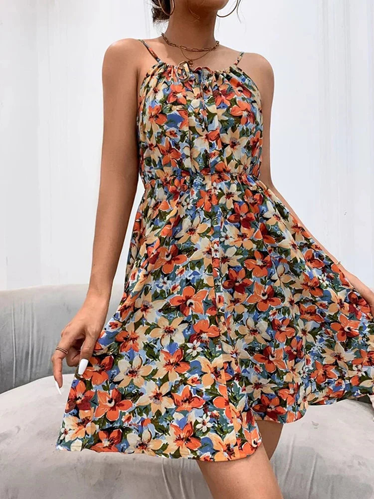 Isla Floral Summer Midi Dress