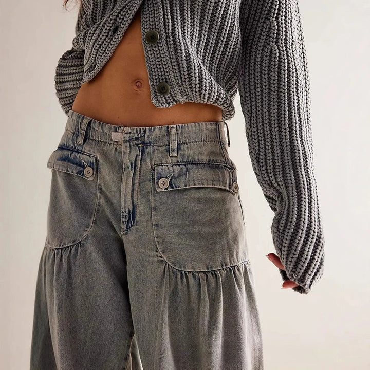 Zélie Wide-Leg Vintage Denim Jeans