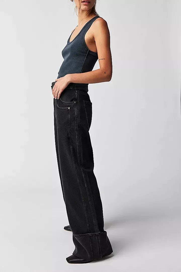 Sienna Vintage Straight-Leg Denim Jeans