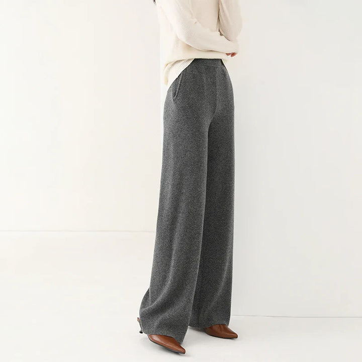 Mireya Merino Wide-Leg Lounge Pants
