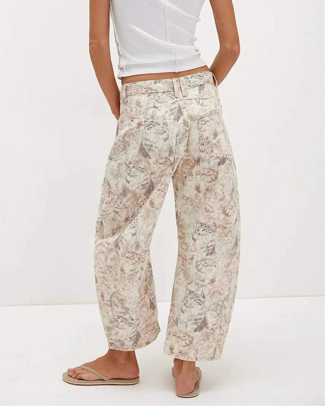 Virelle Tapestry Wide-Leg Jeans