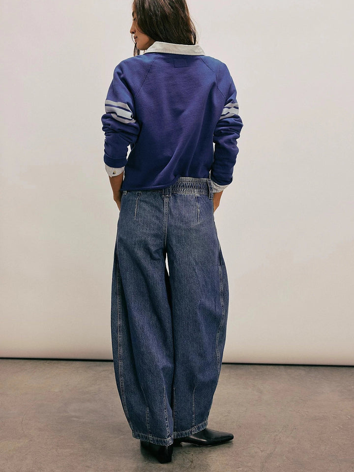 Auren Drawstring Denim Trousers
