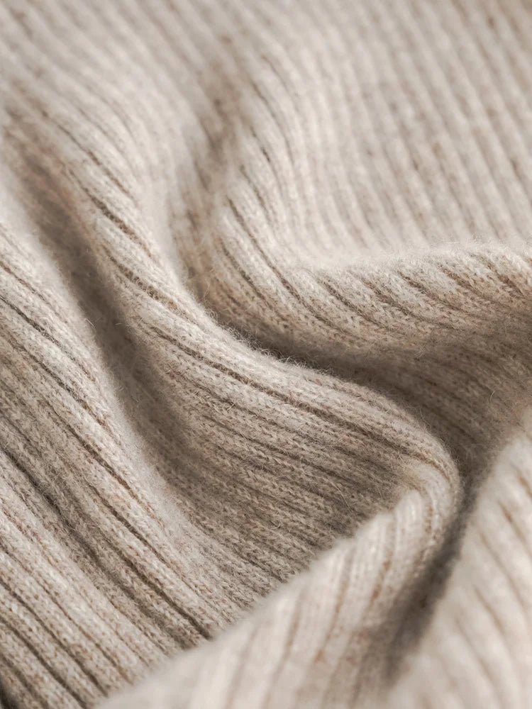 Elara Wool Knitted Wide Leg Pants