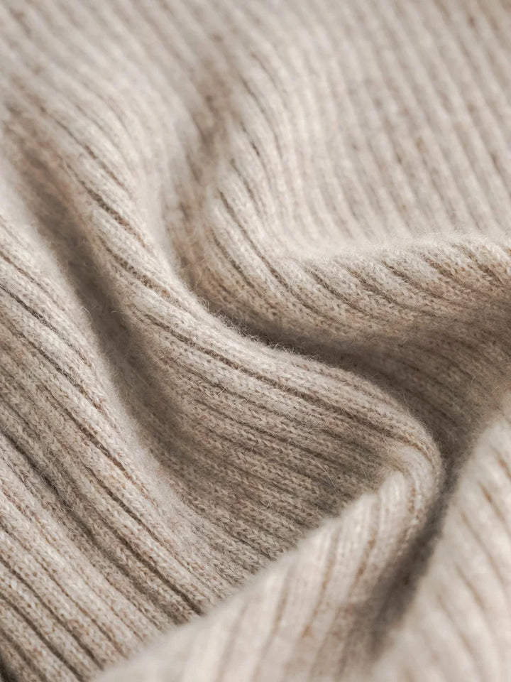 Elara Wool Knitted Wide Leg Pants