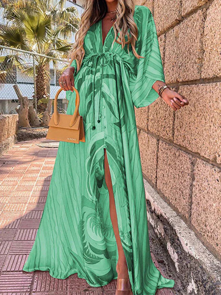 Marilyn Graphic Print Maxi Dress