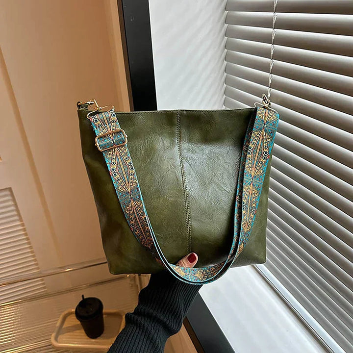 Mave Woven Strap Shoulder Bag