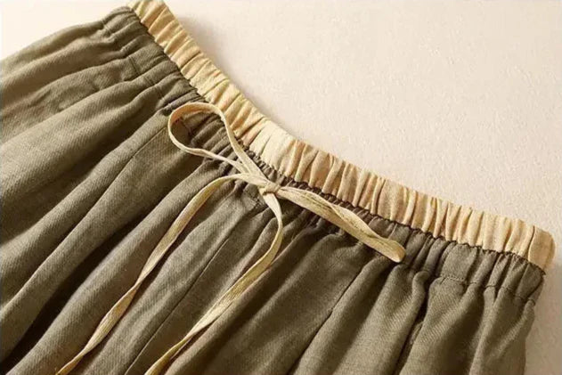 Avelie Linen Tapered Trousers