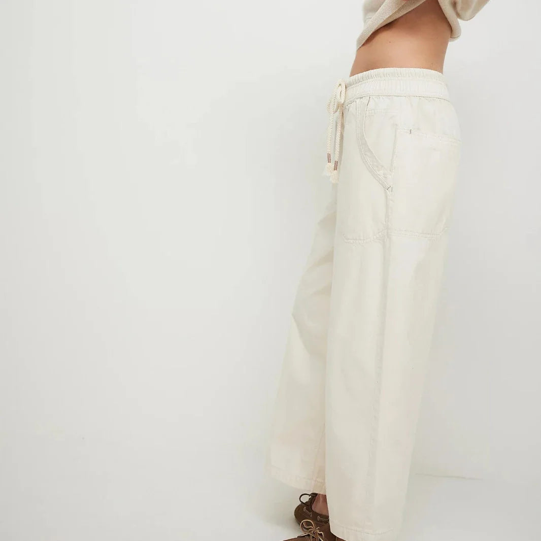 Solara Drawstring Crop Jeans