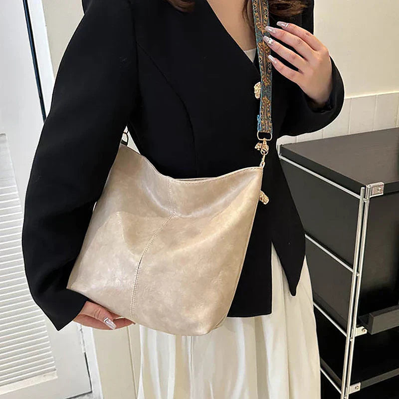 Mave Woven Strap Shoulder Bag