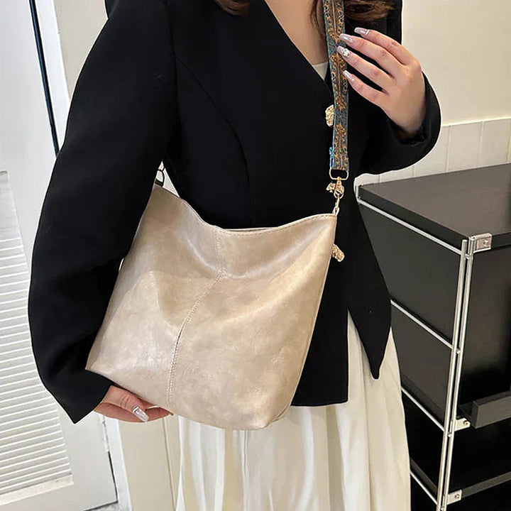 Mave Woven Strap Shoulder Bag