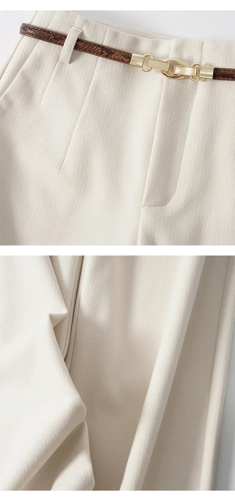 Virella Wide-Leg Wool Trousers