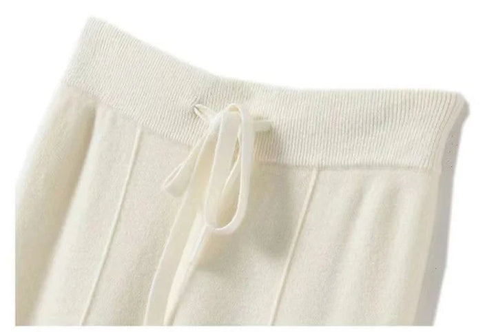 Elysia Merino Wool Wide-Leg Trousers