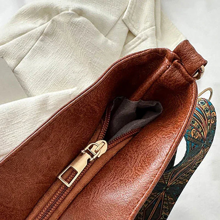 Mave Woven Strap Shoulder Bag