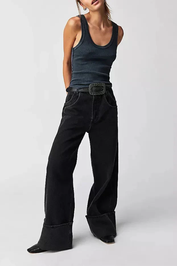 Sienna Vintage Straight-Leg Denim Jeans