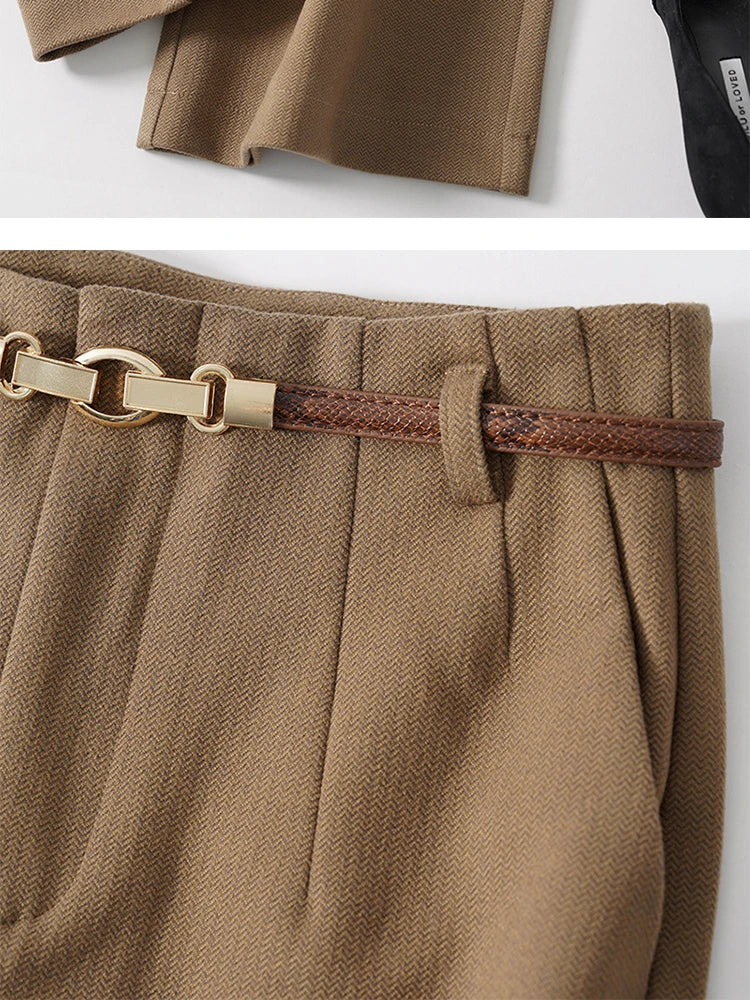Virella Wide-Leg Wool Trousers