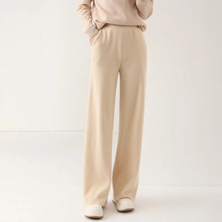 Mireya Merino Wide-Leg Lounge Pants