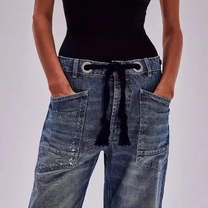 Elodie Artisan Drawstring Jeans