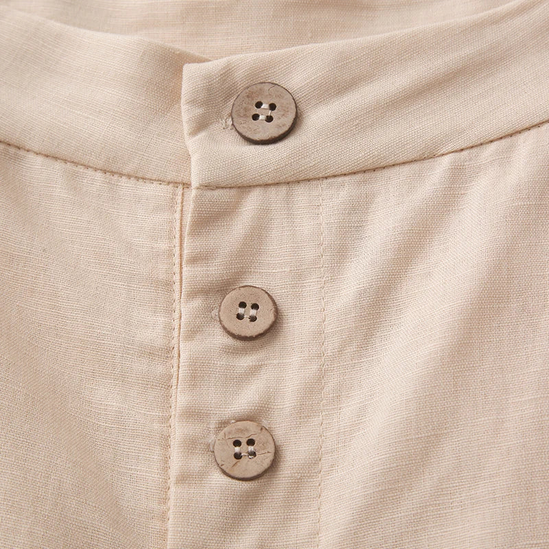 Solène Cotton Wide-Leg Everyday Pants