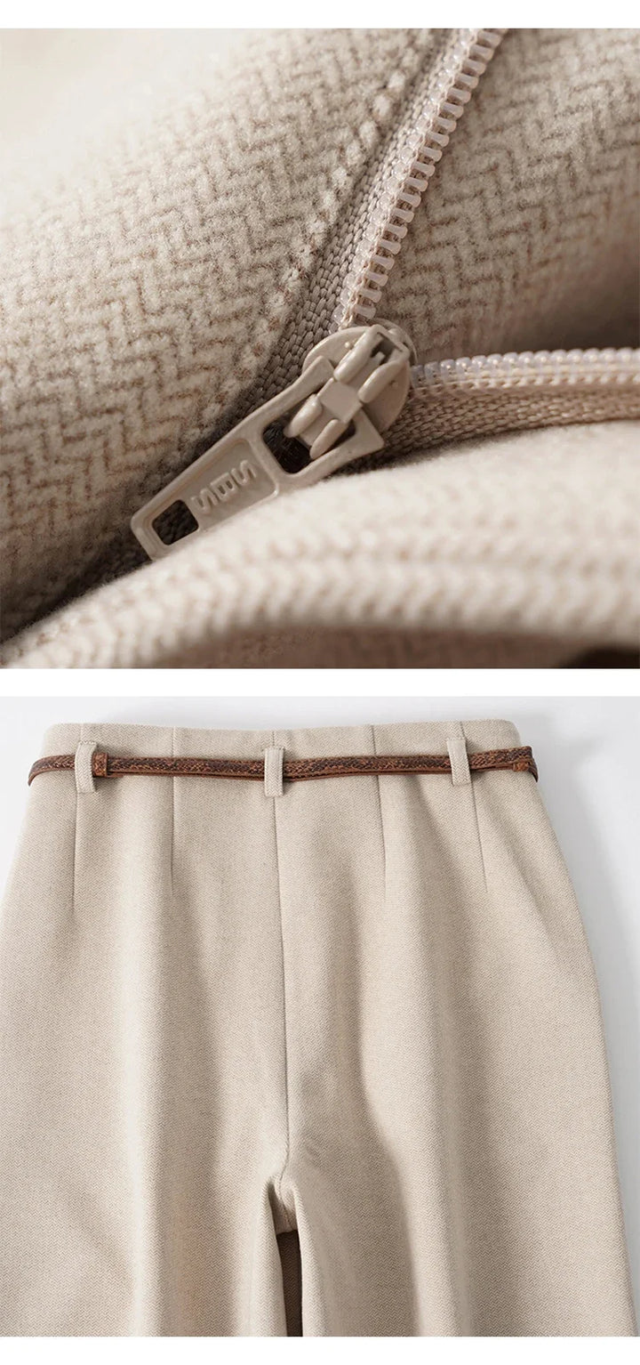 Virella Wide-Leg Wool Trousers